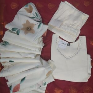 Straight Kurta 3 piece set|