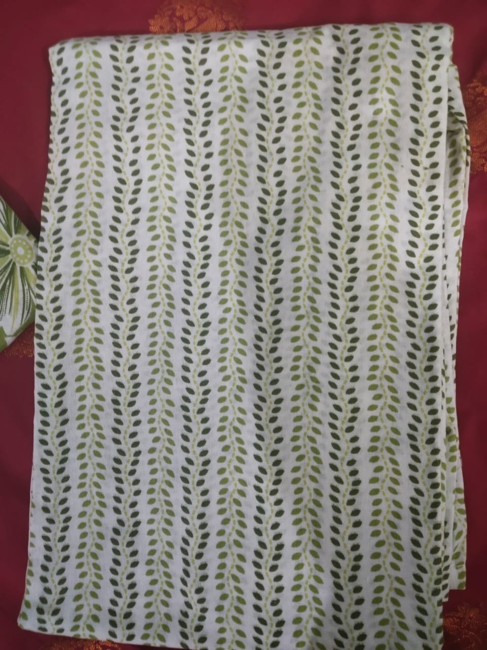 Women’s Floral Printed Stylish V- neck Cotton straight Embroidered kurtha